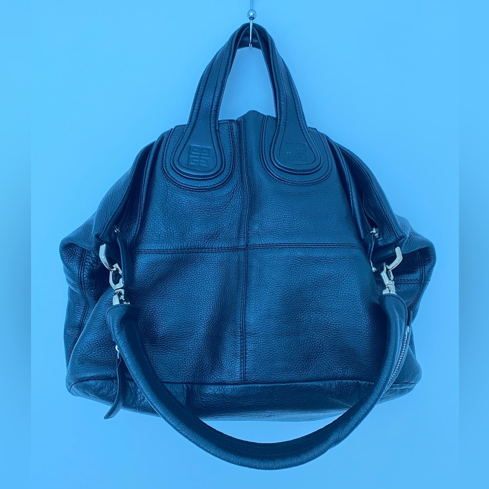 Givenchy Nightingale Leather Bag in Black and gold